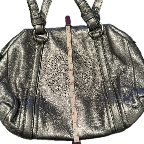 Coach Audrey Gunmetal Mini Leather Bag - Picture 5 of 5